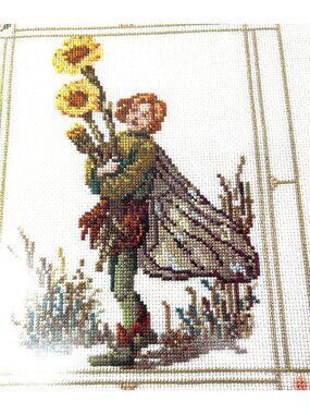 The Colts-Foot Fairy Cross Stitch Pattern By Cicely Mary Barker 1996